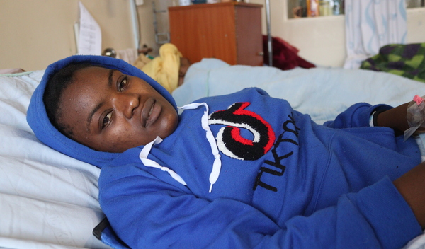 Photo of Edith post-operation