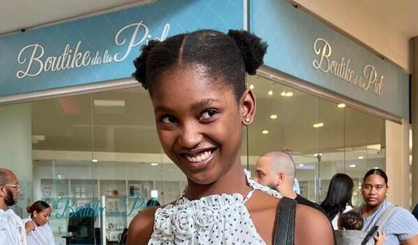 Photo of Fabienne post-operation