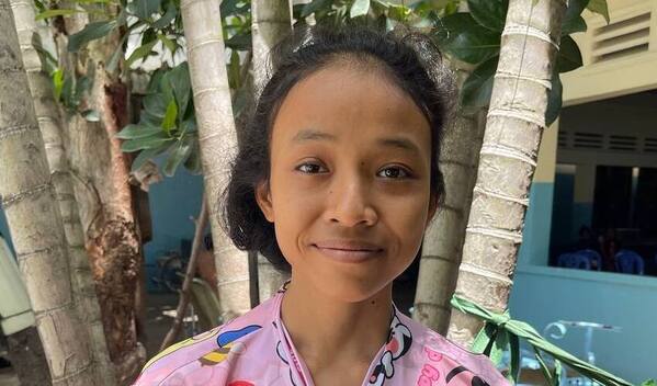 Photo of Sokuntheary post-operation