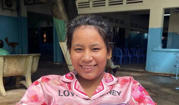 Photo of Srey Nich post-operation