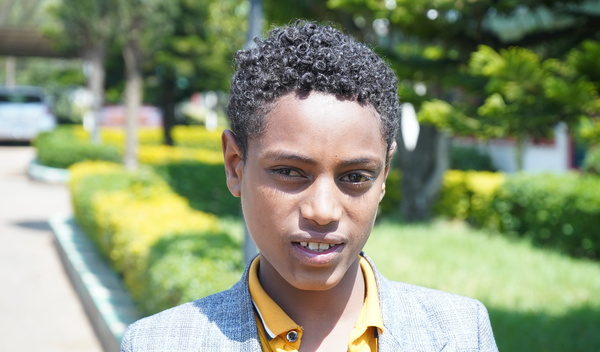 Photo of Ashenafi post-operation