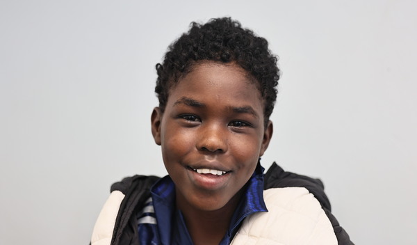 Photo of Mohammed post-operation