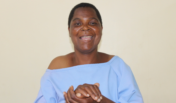 Photo of Cecilia post-operation