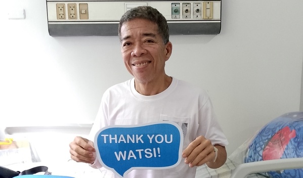 Photo of Reynaldo post-operation