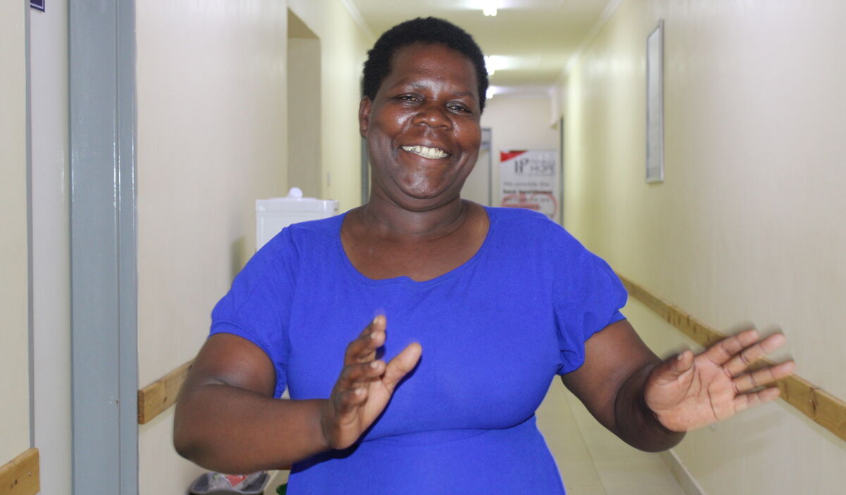 Photo of Malita post-operation