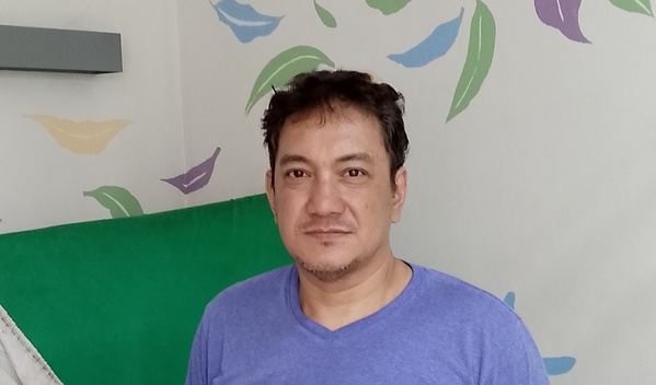 Photo of Michael post-operation