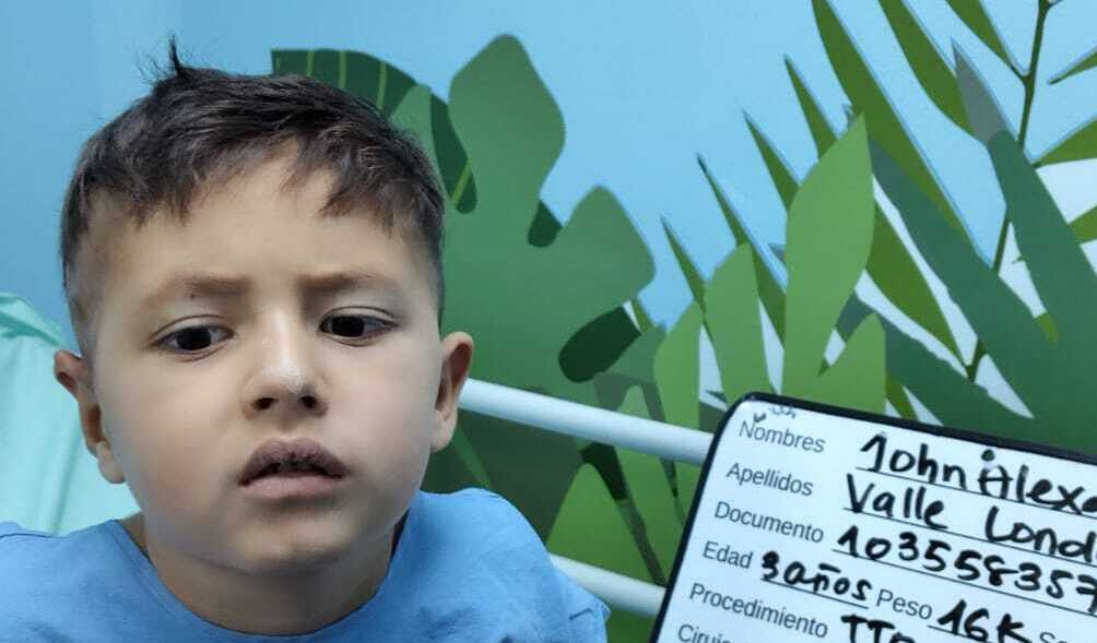 Photo of JHON post-operation