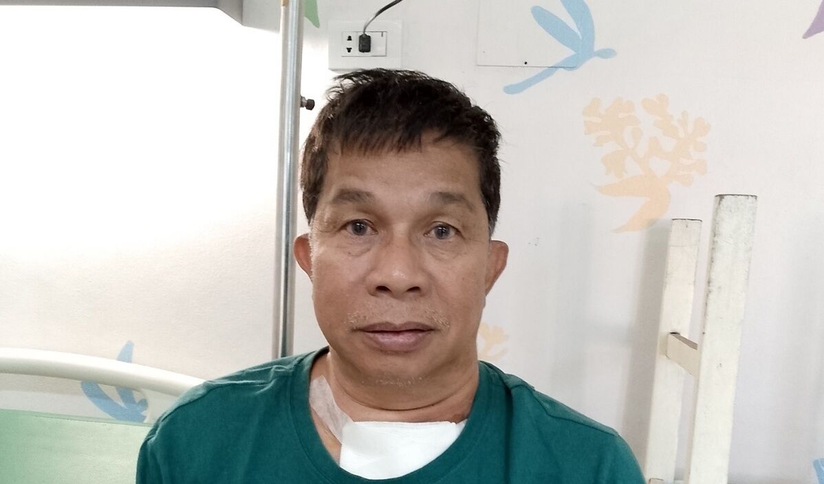 Photo of Noel post-operation