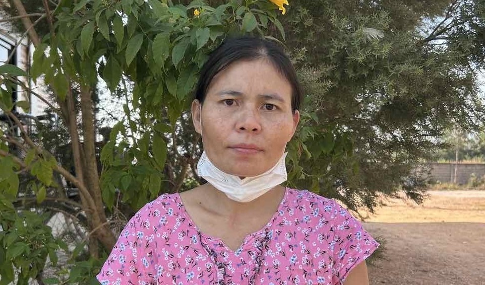 Photo of Aye post-operation