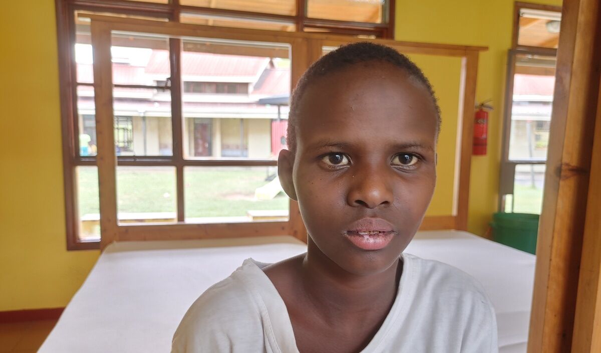 Photo of Rehema post-operation