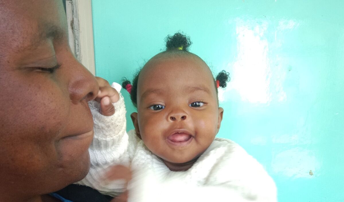 Photo of Joy post-operation