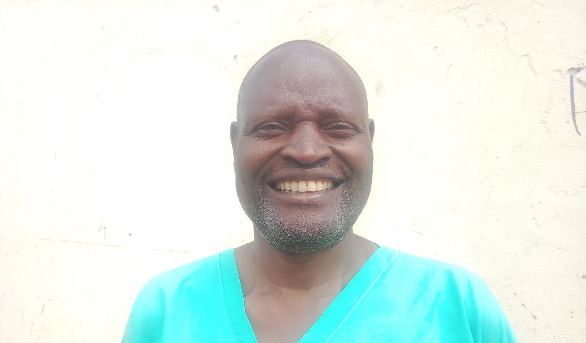 Photo of Simon post-operation