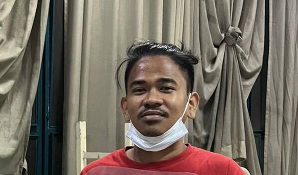 Photo of Raffy post-operation