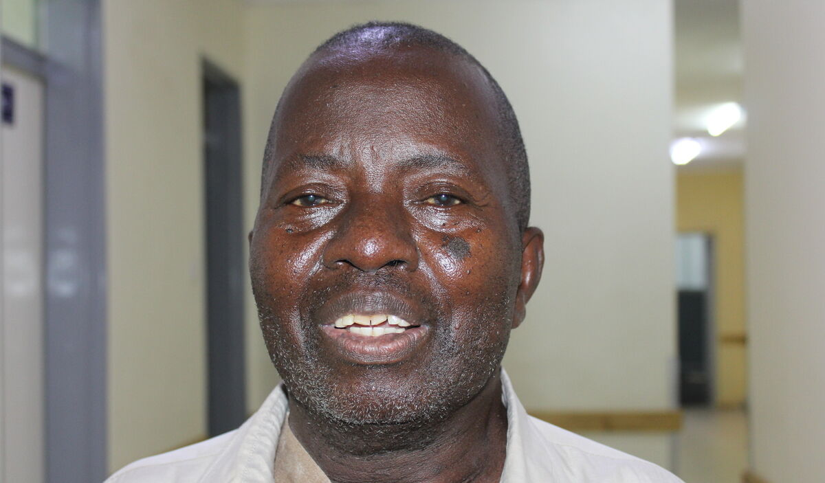 Photo of Gilbert post-operation