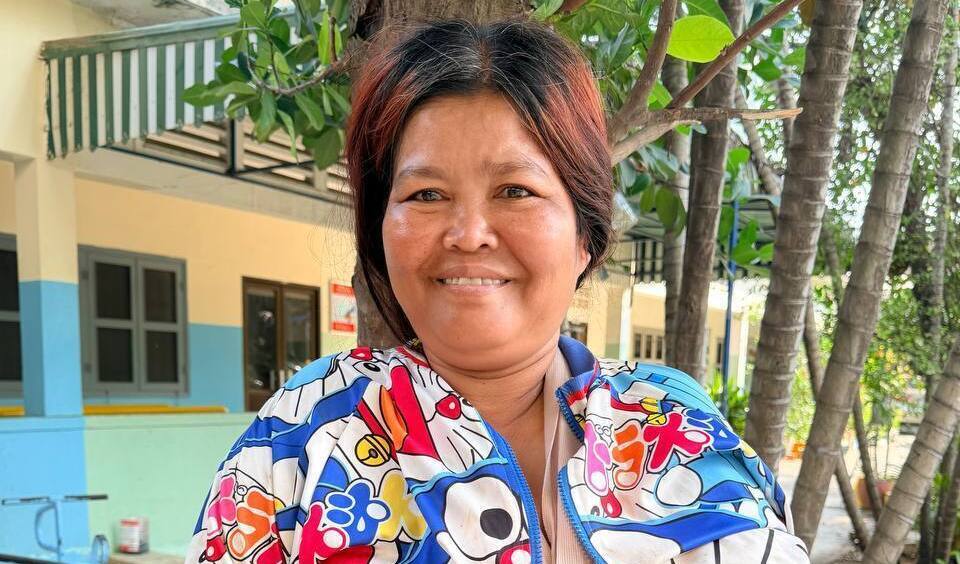 Photo of Sroeung post-operation