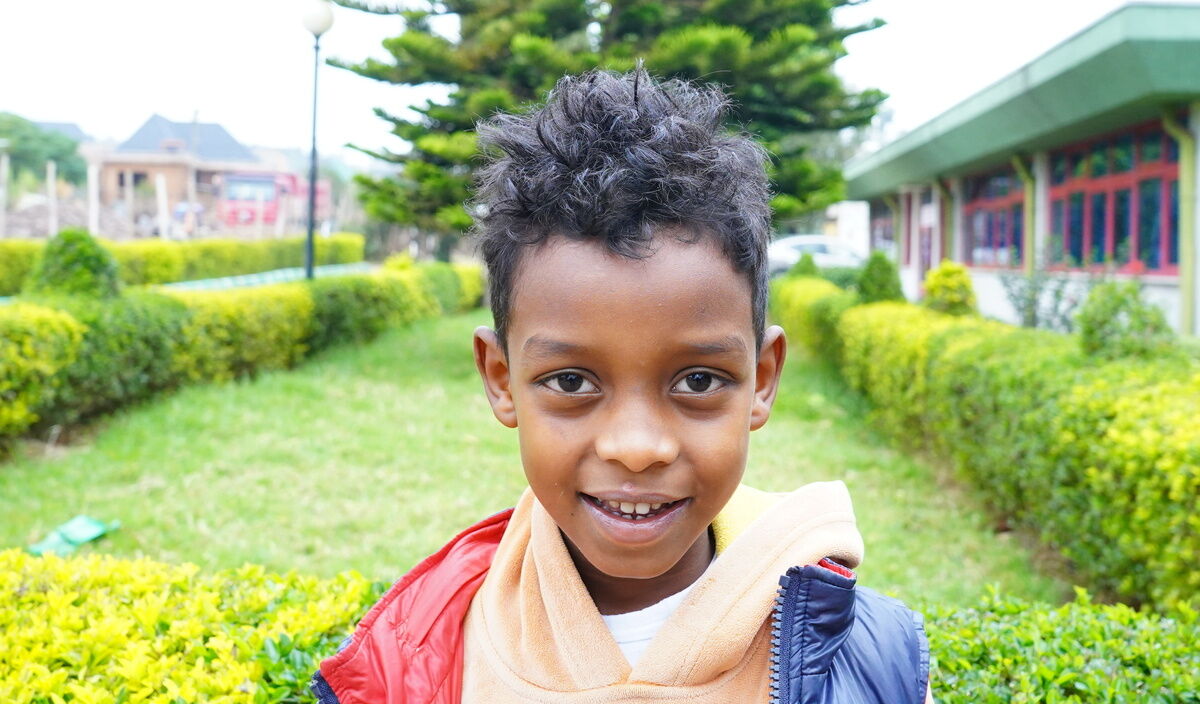 Photo of Yonatan post-operation