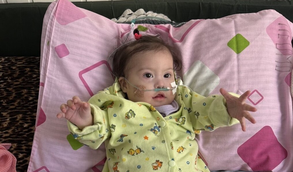 Photo of Emma post-operation