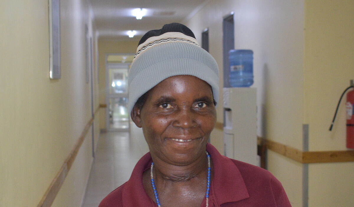 Photo of Agness post-operation