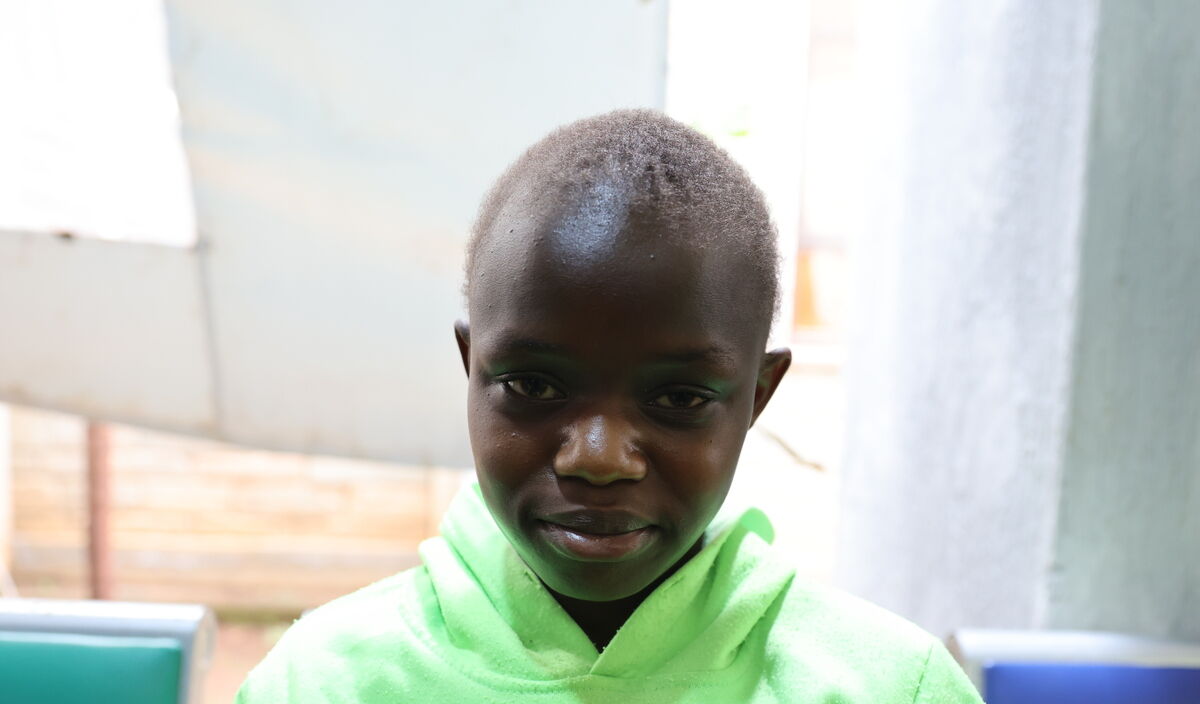 Photo of Mitchelle post-operation