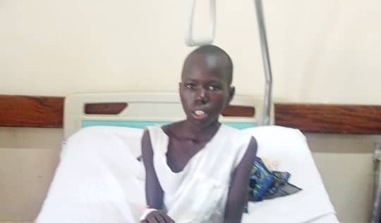 Photo of Christine post-operation