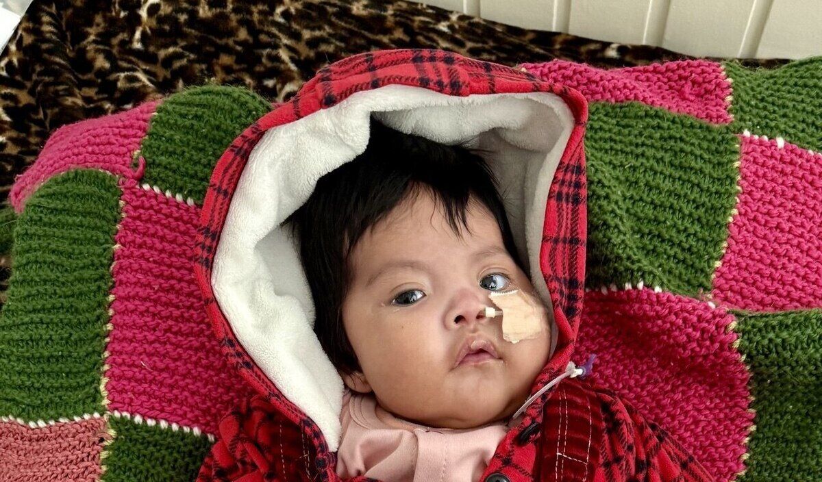 Photo of Danae post-operation
