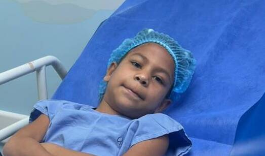 Photo of Josiani post-operation
