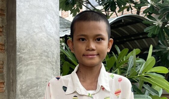 Photo of Pyae post-operation