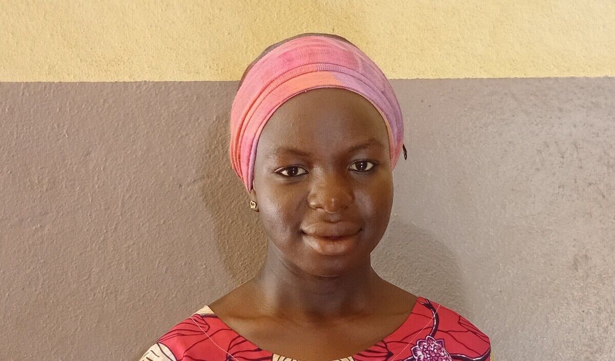 Photo of Oumou post-operation