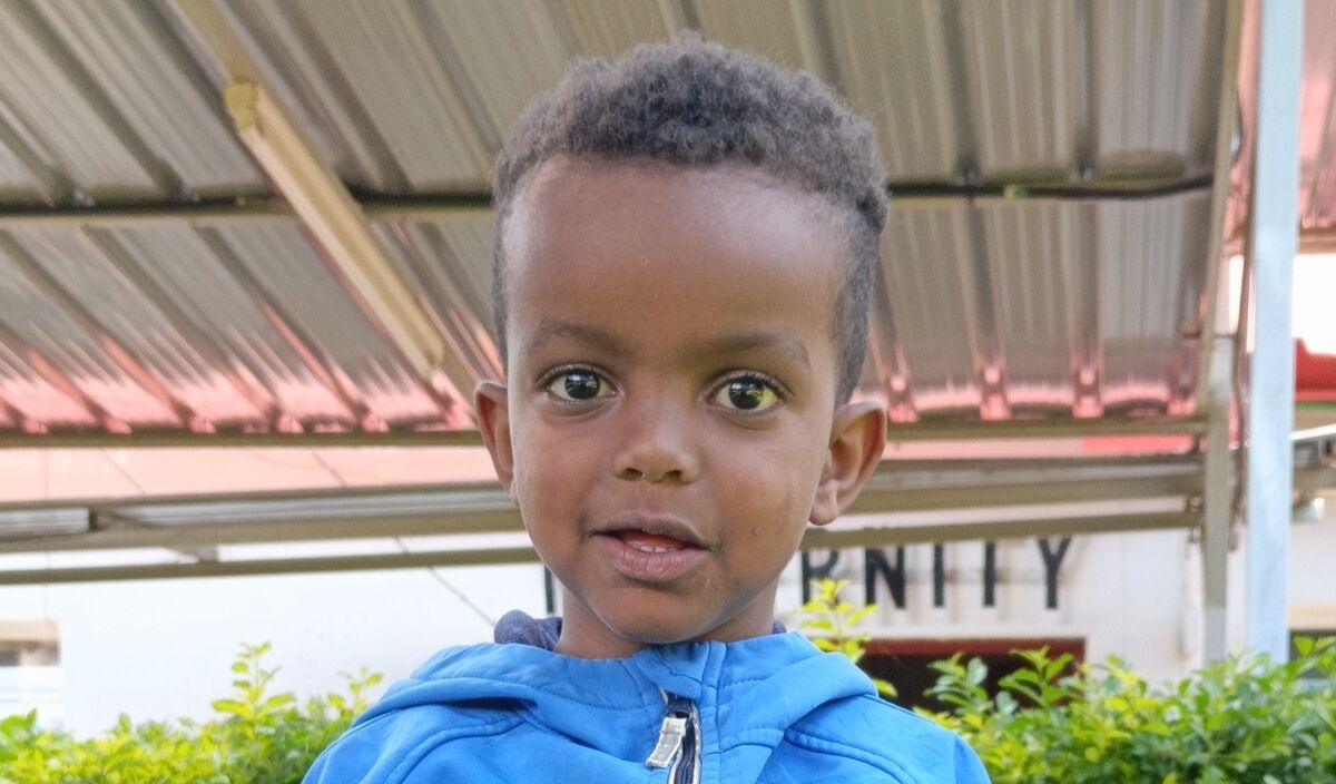 Photo of Eman post-operation