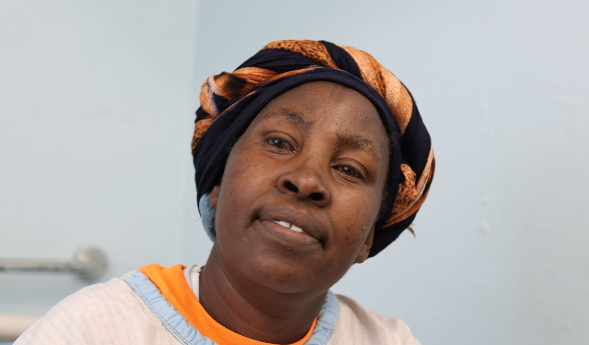 Photo of Ruth post-operation