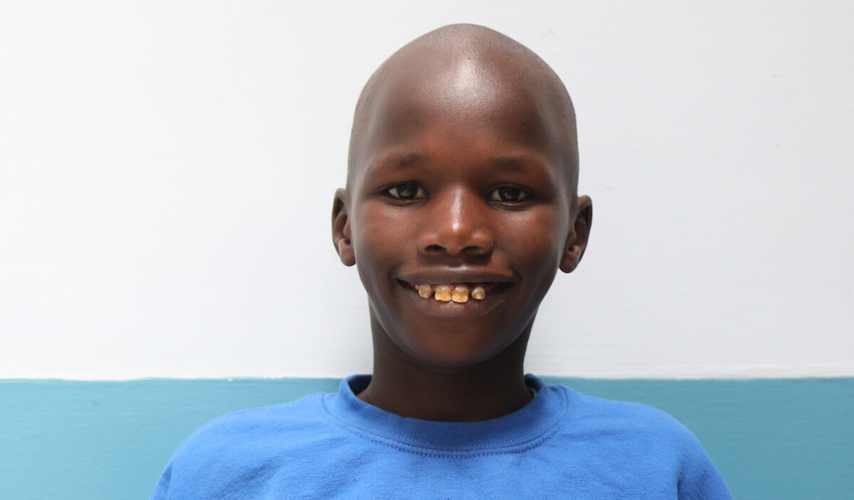 Photo of Michael post-operation