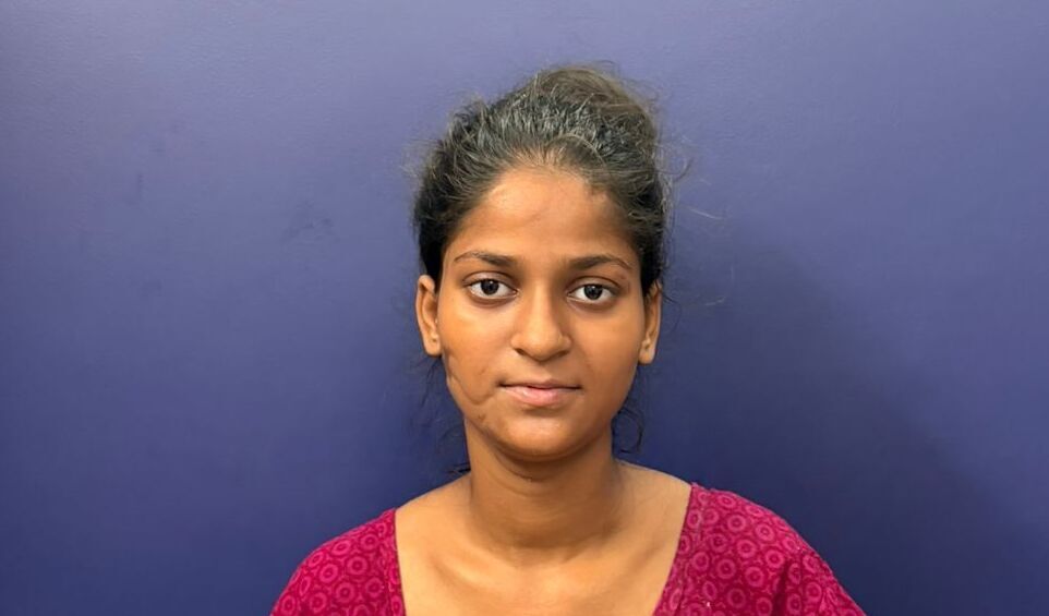 Photo of Nidhi post-operation