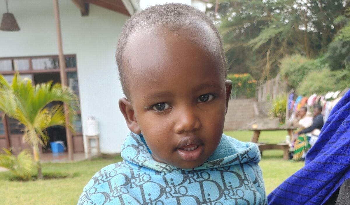Photo of Joshua post-operation