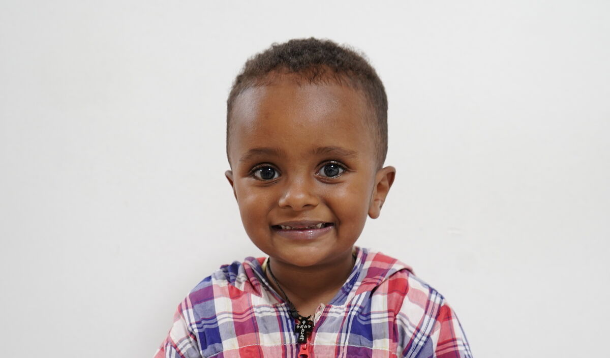 Photo of Yohannes post-operation