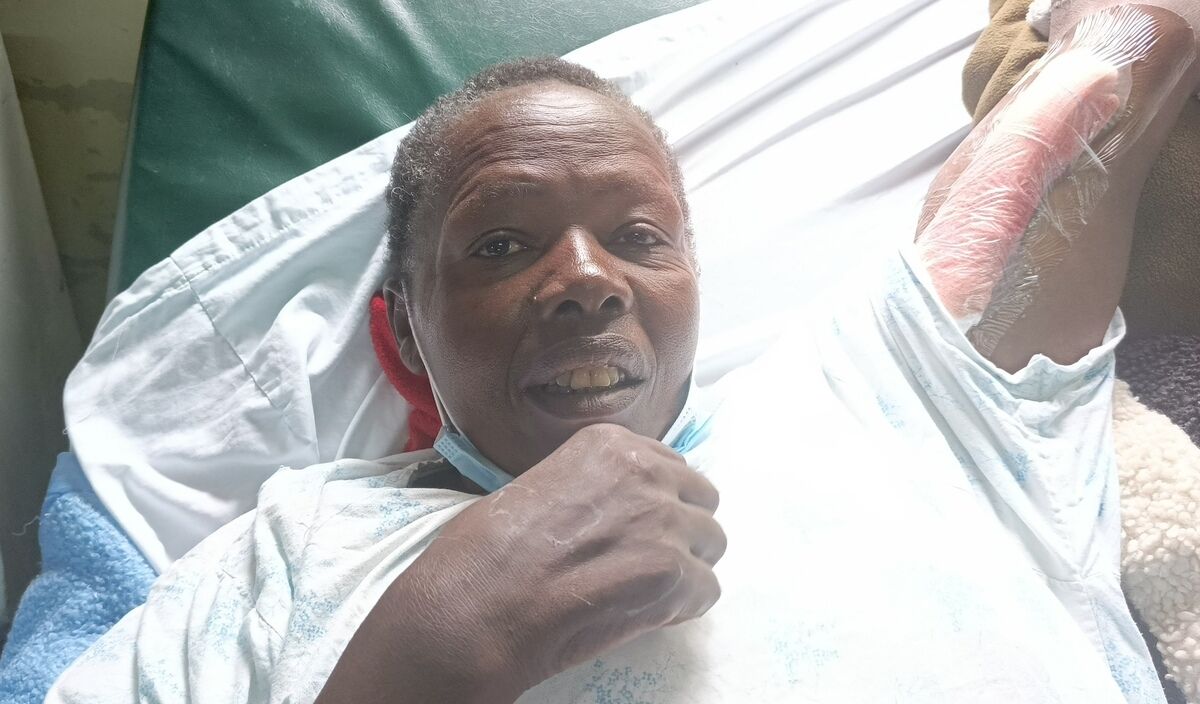 Photo of Margret post-operation