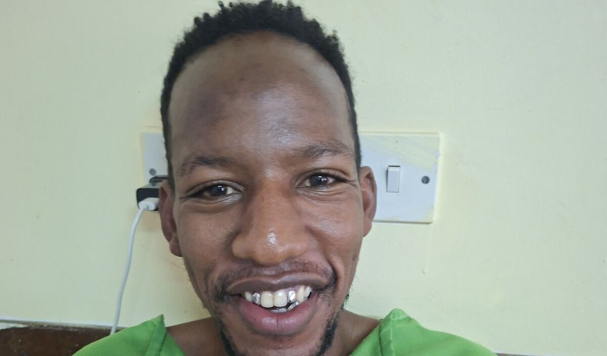 Photo of John post-operation