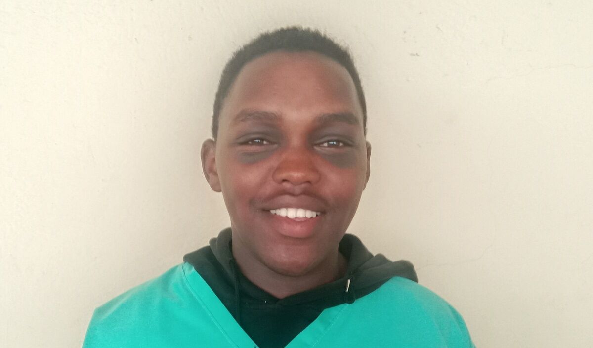 Photo of Samuel post-operation