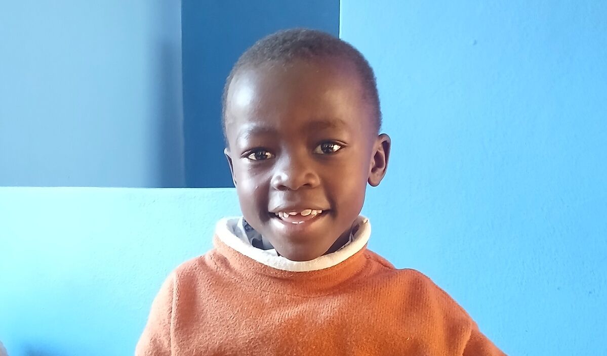 Photo of Joseph post-operation
