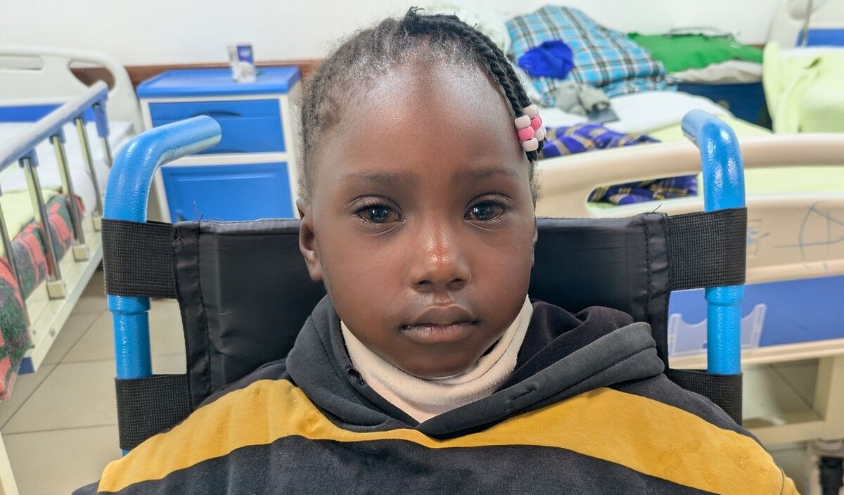 Photo of Alexia post-operation