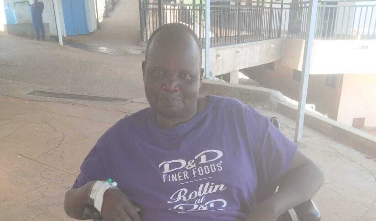 Photo of Benjamin post-operation