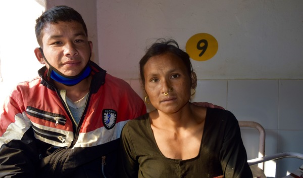 Photo of Radha post-operation